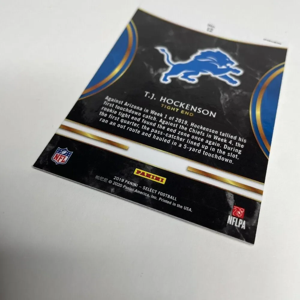 TJ HOCKENSON 2019 Panini Select Selections Silver Prizm #12 Rookie Card RC - Picture 8 of 8